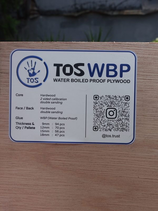 TOS WBP PLYWOOD